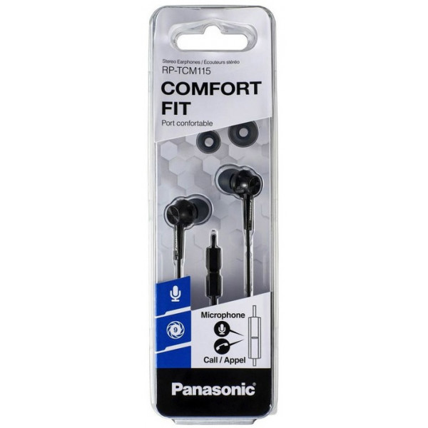 Наушники Panasonic RP-TCM115GC-K Black