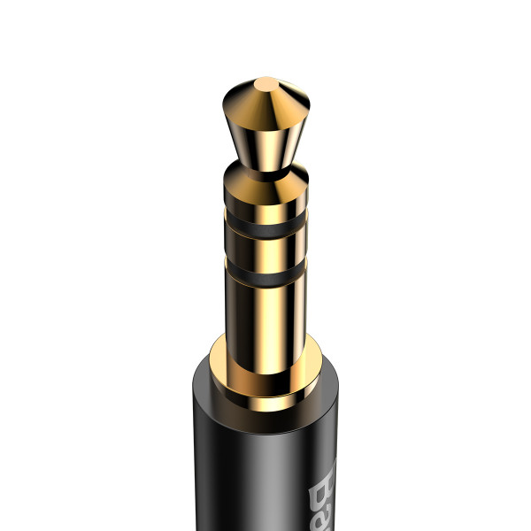 Кабель AUX Baseus Yiven Type-C to 3.5mm mini Jack 1.2m Black