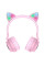 Наушники накладные Hoco W27 Cat Ear Wireless Headphones Pink