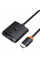 Type-C HUB Baseus AirJoy Series 2-in-1 Bidirectional HDMI Switch With Cable 1m Black