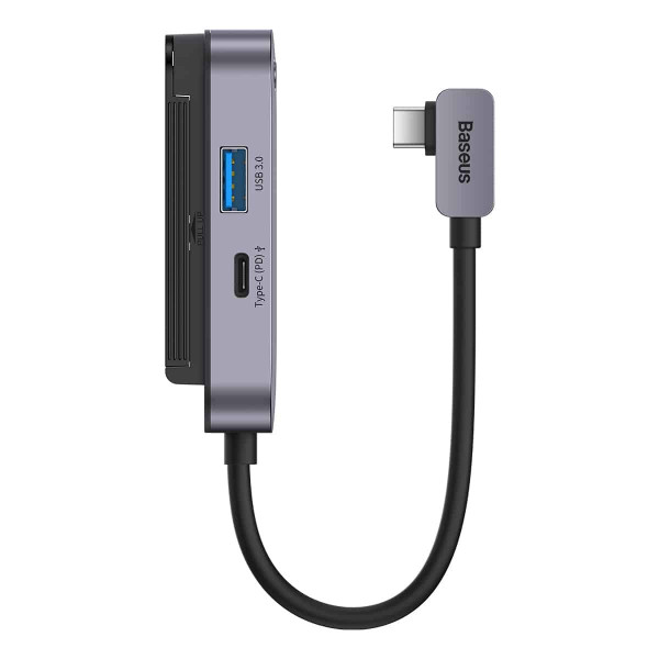 Type-C HUB Baseus PadJoy 4-Port Adapter Dark Gray