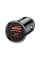 Автомобильное зарядное устройство Baseus Circular Plastic PD3.0 QC 4.0+30W USB+Type-C Black