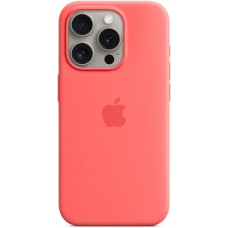 Чохол Silicone Case MagSafe &amp; SplashScreen iPhone 15 Pro Max Guava