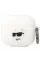 Чехол Karl Lagerfeld Silicone Choupette Head 3D для AirPods 3 White (KLA3RUNCHH)